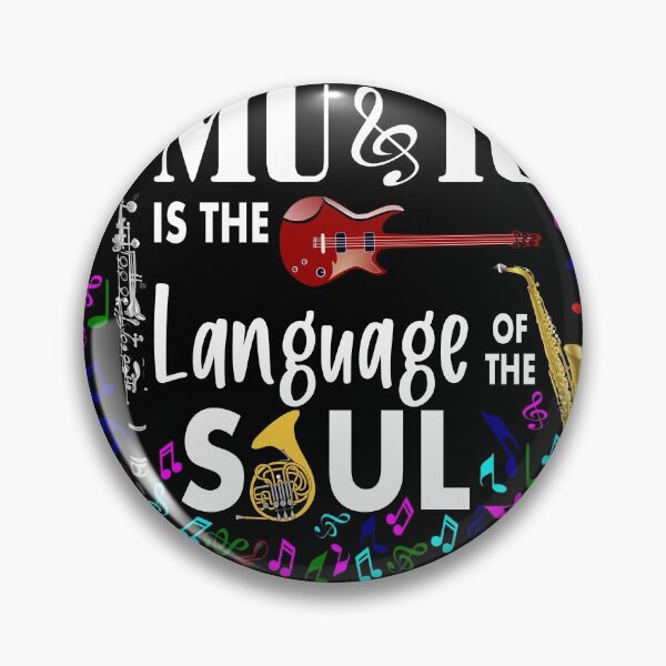 Item preview, Music Is the Language of the Soul Red Guitar designed and sold by MS-Merch.