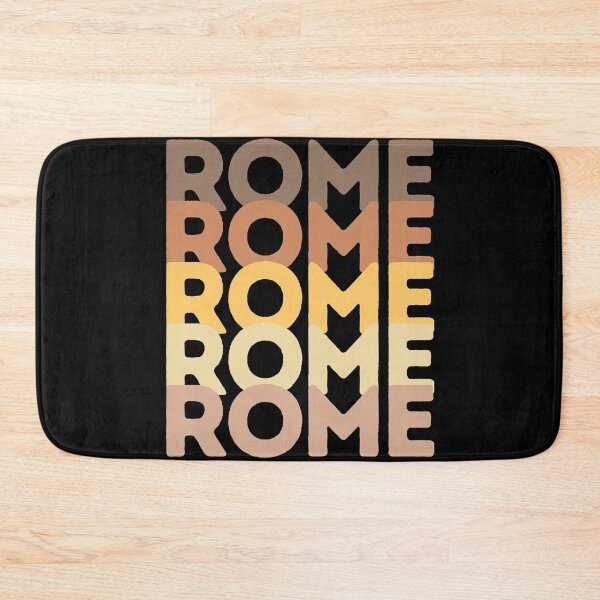 Item preview, Rome Retro Typography Vintage Colors designed and sold by Hoiho Adventure Shirts.