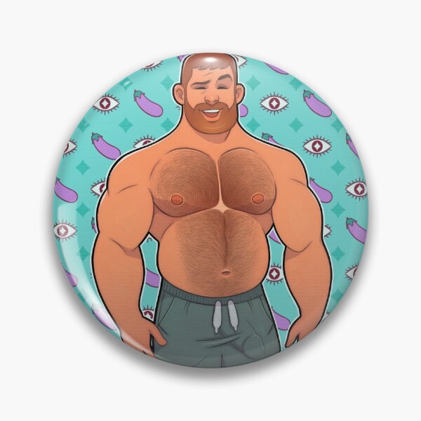 Item preview, Eggplant Watching Bear designed and sold by GuFiArt.
