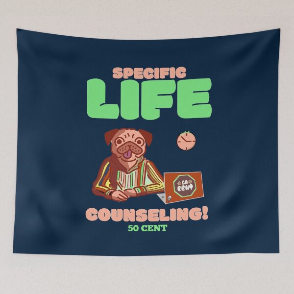 Item preview,  Funny life counselor specific life process advice 50 cents designed and sold by vibeno1.