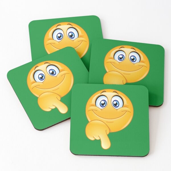 Item preview, Emoji emoticon pointing down designed and sold by Yael Weiss.