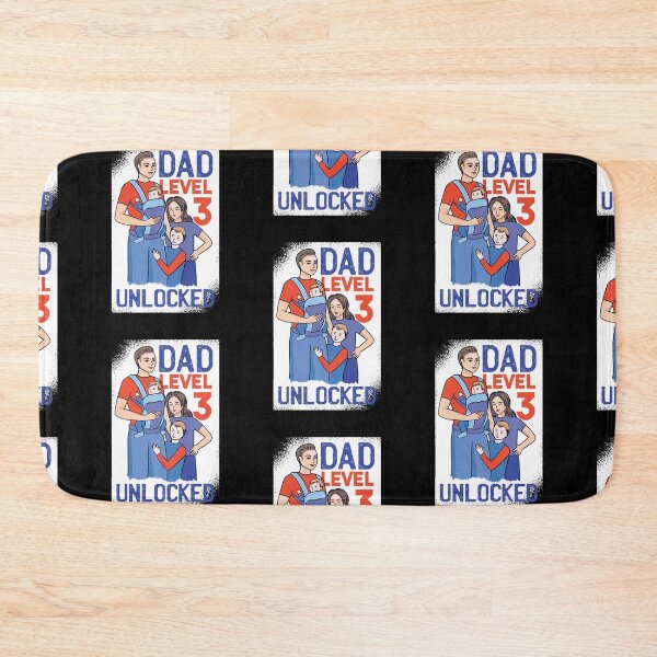 Item preview, Dad Level 3 Unlocked designed and sold by DesignTribe.