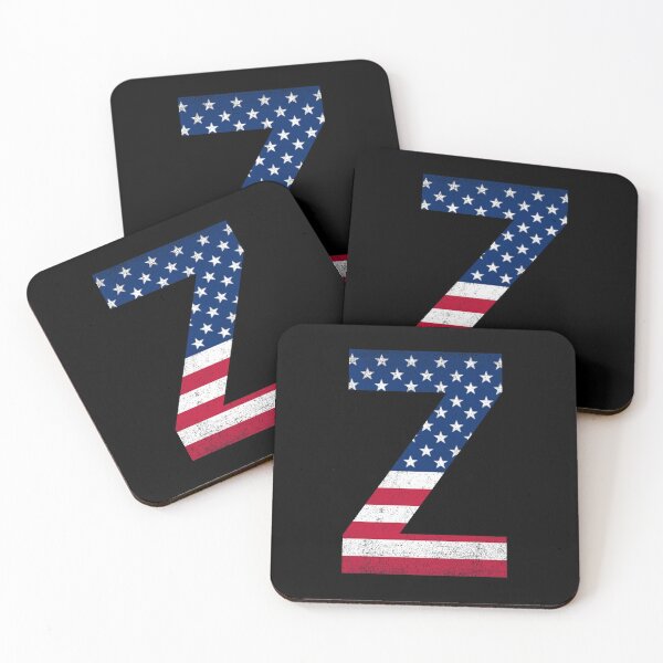 Item preview, Vintage Letter Z Capital Alphabet American Flag Z Gift designed and sold by Shariss.