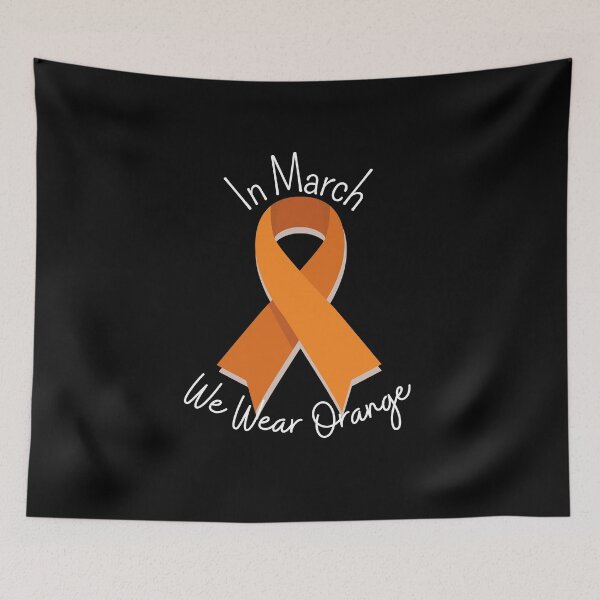 Item preview, In March We Wear Orange Multiple Sclerosis Awareness , Multiple Sclerosis Awareness , MS Support , for Fighter designed and sold by PIXEcompany.