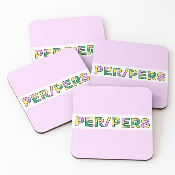 Item preview, Per/Pers Pronouns - Green/Yellow/Pink designed and sold by Mickey Kyan.