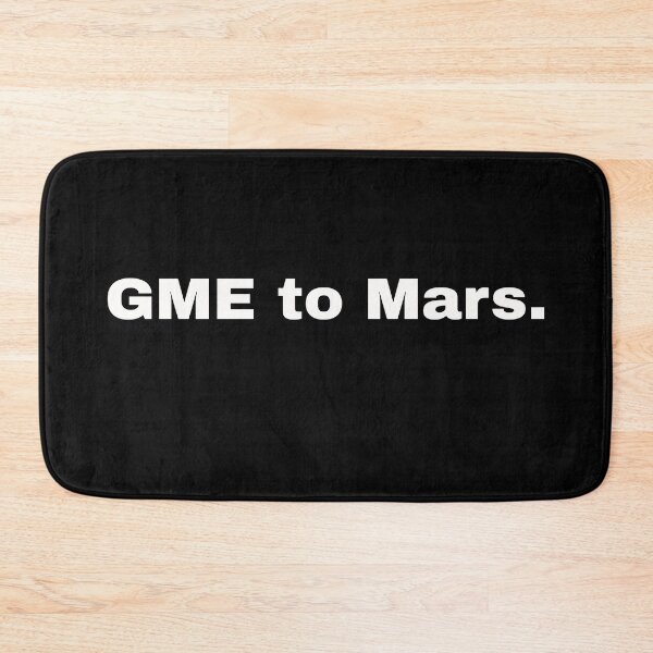 Item preview, GME to Mars. Clear individual statement and minimalist design for all traders and speculators designed and sold by Text-N-Typo.