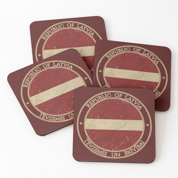 Item preview, Vintage Republic of Latvia Europe European Flag designed and sold by DragonXX.