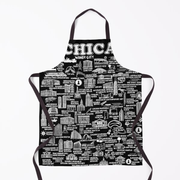 Item preview, Chicago Map designed and sold by fiberandgloss.