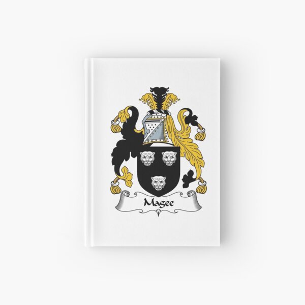 Magee Coat of Arms / Magee Family Crest Hardcover Journal