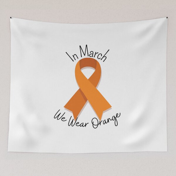 Item preview, In March We Wear Orange Multiple Sclerosis Awareness , Multiple Sclerosis Awareness , MS Support , for Fighter designed and sold by PIXEcompany.