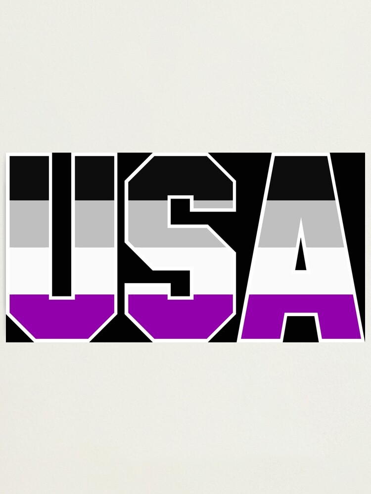 Lgbt Asexual As Flag Asexual Flag Usa Pride Photographic Print For 7421