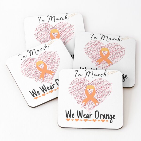 Item preview, In March We Wear Orange Multiple Sclerosis Awareness , Multiple Sclerosis Awareness , MS Support , for Fighter designed and sold by PIXEcompany.