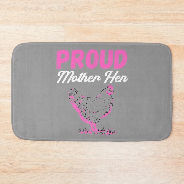 Item preview, Proud Mother Hen in pink and white for Mother's Day designed and sold by Labradoodlesetc.