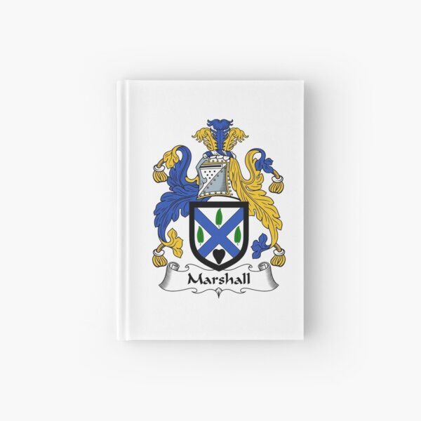 Marshall Coat of Arms / Marshall Family Crest Hardcover Journal
