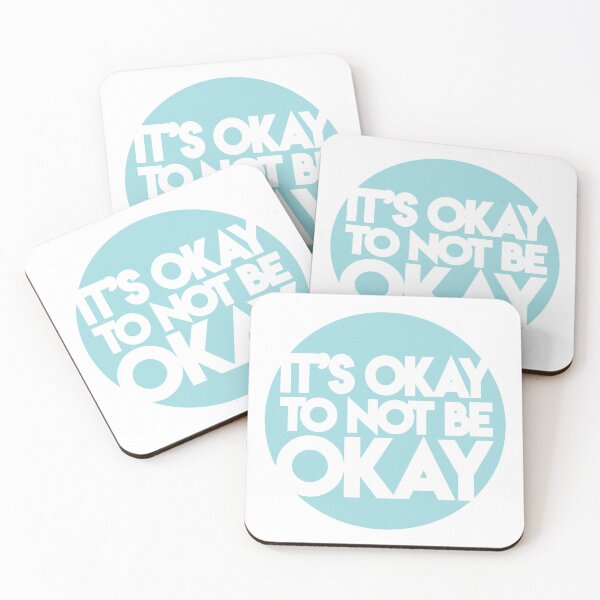 Item preview, IOTNBO CIRCLE (BLUE) designed and sold by It's Okay to Not Be Okay Movement.