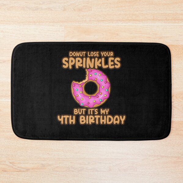 Item preview, Donut Lose Your Sprinkles 4th Birthday designed and sold by SwankyFine.