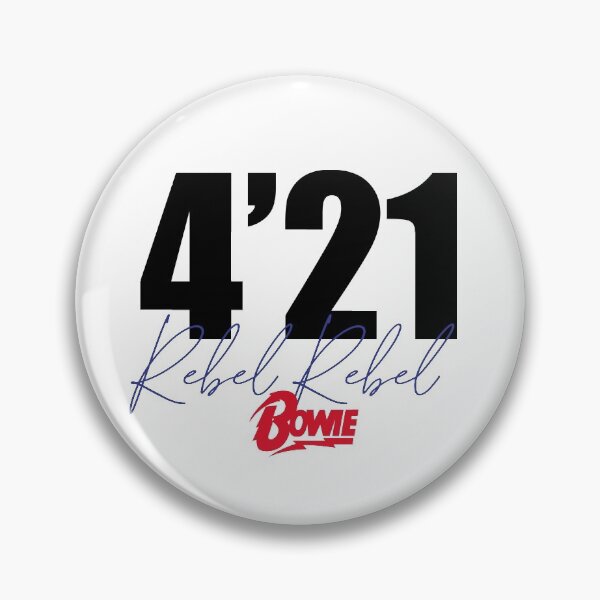 Artikelvorschau, 4'21 DAVID BOWIE REBEL REBEL entworfen und verkauft von DELAVdesign.