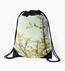 Migratory Sunshine Drawstring Bag