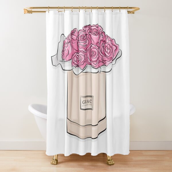 Louis vuitton bathroom set shower curtain style 61