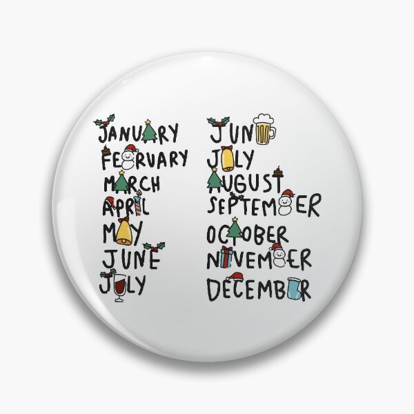 Item preview, January until December word cartoon designed and sold by deepakrode7.