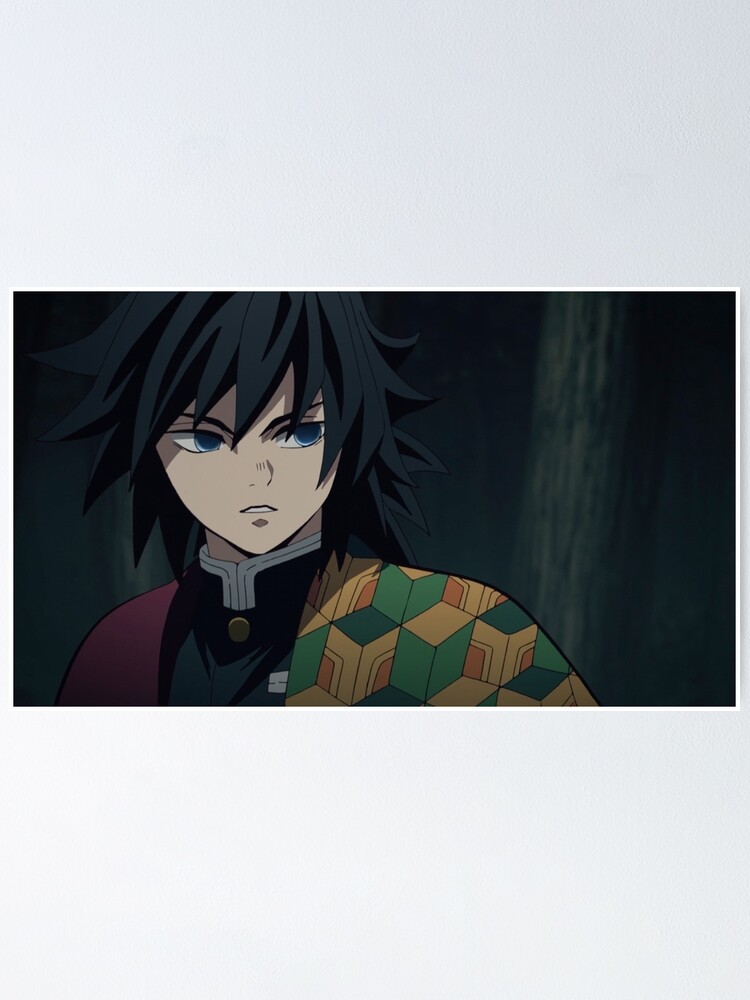 Demon Slayer Giyuu Tomika Poster By Bellareii Redbubble