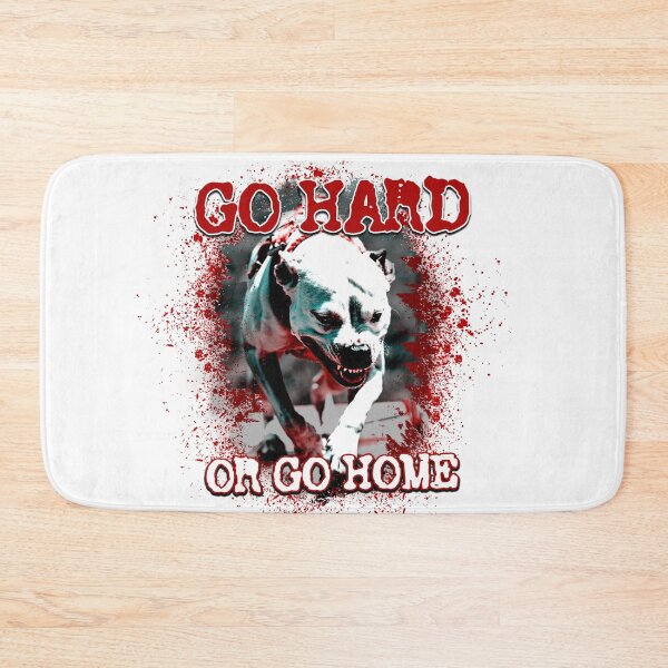 Item preview, Go Hard or Go Home - Pitbull / Amstaff / working dog /- WHITE edition designed and sold by DarkDesign69.