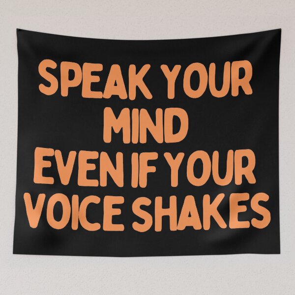Item preview, Speak your mind even if your voice shakes | sticker pack designed and sold by KeleCo.