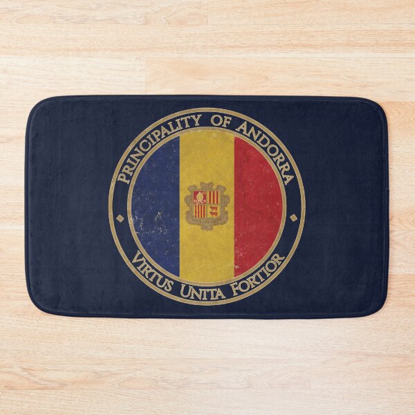 Item preview, Vintage Principality of Andorra Europe European Flag designed and sold by DragonXX.
