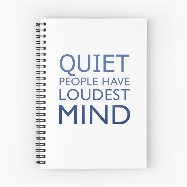 Item preview, Quiet people have loudest mind designed and sold by Superarm.