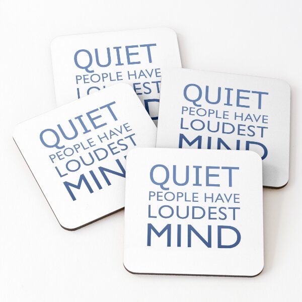 Item preview, Quiet people have loudest mind designed and sold by Superarm.