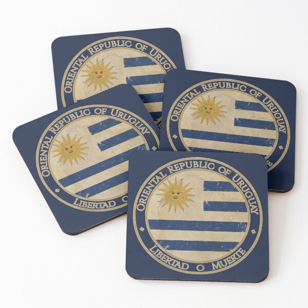 Item preview, Vintage Oriental Republic of Uruguay USA South America United States Flag designed and sold by DragonXX.