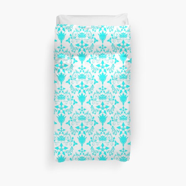 Floral Damask Duvet Cover