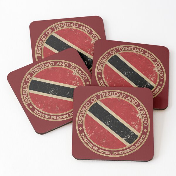 Item preview, Vintage Republic of Trinidad and Tobago USA South America United States Flag designed and sold by DragonXX.