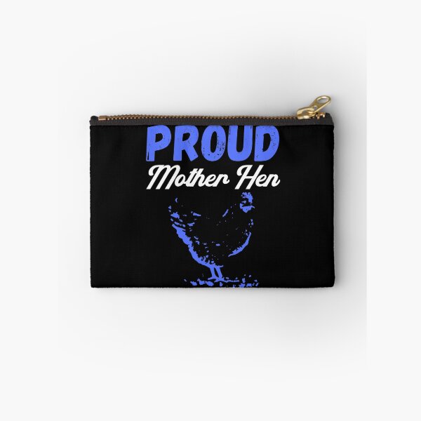 Item preview, Proud Mother Hen in blue and white for Mother's Day designed and sold by Labradoodlesetc.