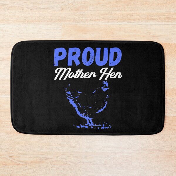 Item preview, Proud Mother Hen in blue and white for Mother's Day designed and sold by Labradoodlesetc.