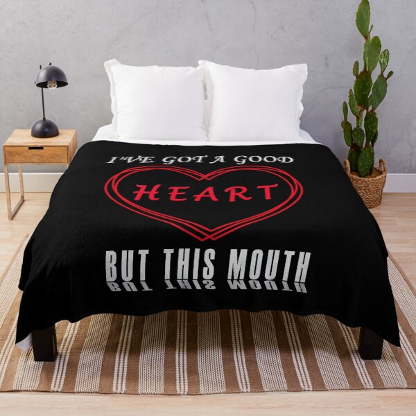 Item preview, I've Got A Good Heart But This Mouth designed and sold by Bouchfashions.