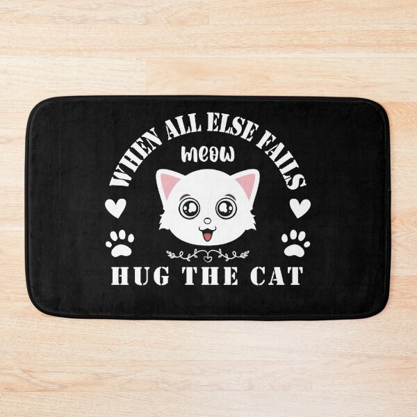 Item preview, When all else fails hug the Cat designed and sold by Hisham Makki.
