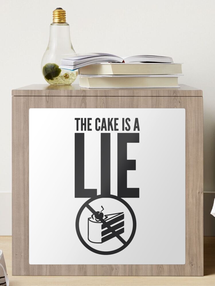 The Cake Is A Lie Gone GIF - The cake is a lie Cake Gone - Discover & Share  GIFs