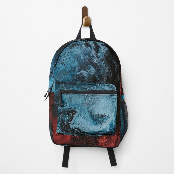 Item preview, Red Black And Blue Liquid Stream Texture designed and sold by Petra Rosa.