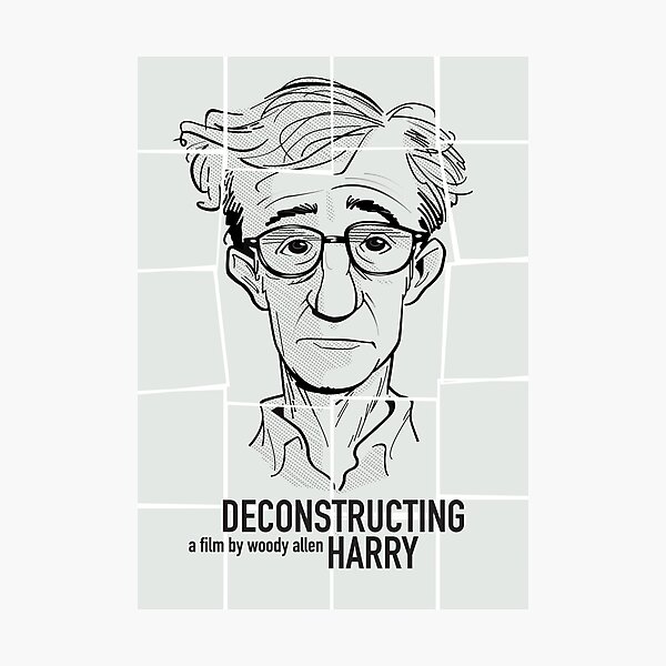 Deconstructing Harry - Alternative Movie Poster Photographic Print
