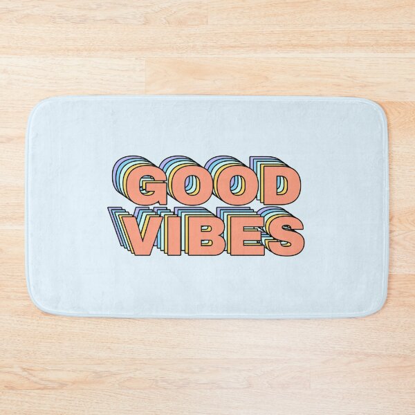 Item preview, Good Vibes Colourful Pastel Retro Rainbow designed and sold by MNCO.