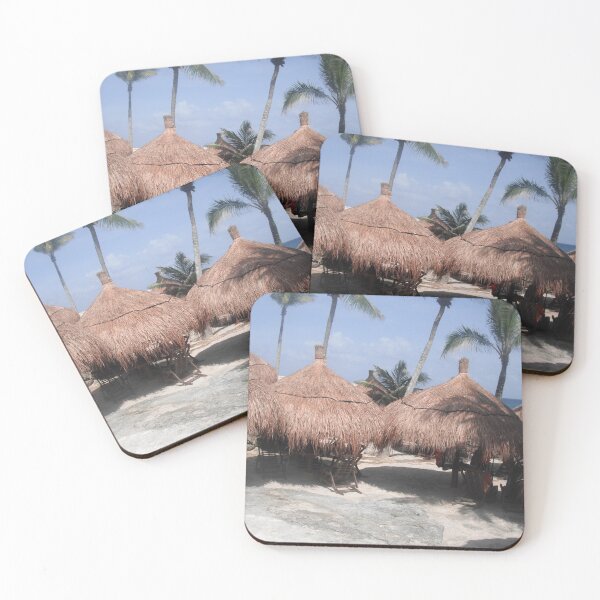 Item preview, Palapas, Hammocks, Relax, Cancun Beach, Mexico designed and sold by StrongJourneys.