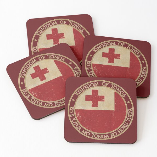 Item preview, Vintage Kingdom of Tonga Oceania Oceanian Flag designed and sold by DragonXX.