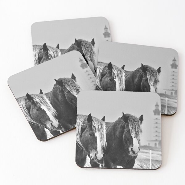 Item preview, Horses of St Mathieu in the snow designed and sold by Jean-Luc Rollier.