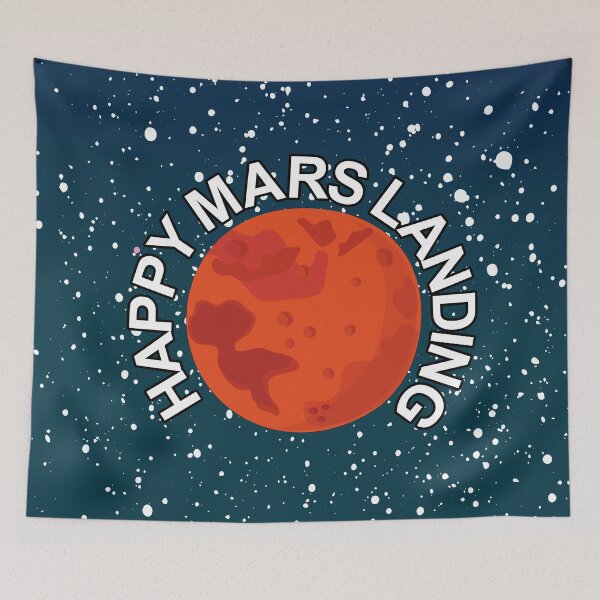 Item preview, Mission Mars - Happy Mars Landing designed and sold by NoMatterLab.