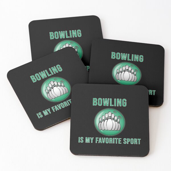 Item preview, Bowling Is My Favorite Sport  Funny black and green cool Gift  designed and sold by pedrored369.