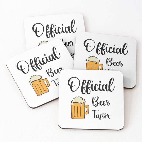 Item preview, Official Beer Taster designed and sold by PinkPandaPress.