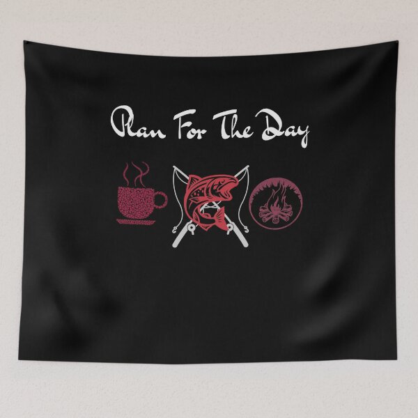 Item preview, Plan For The Day Fishing And Coffee Lover Gift For Fishing And Dog Lover designed and sold by arteesy.
