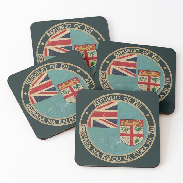 Item preview, Vintage Republic of Fiji Oceania Oceanian Flag designed and sold by DragonXX.