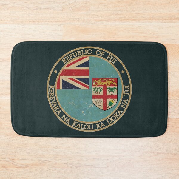 Item preview, Vintage Republic of Fiji Oceania Oceanian Flag designed and sold by DragonXX.